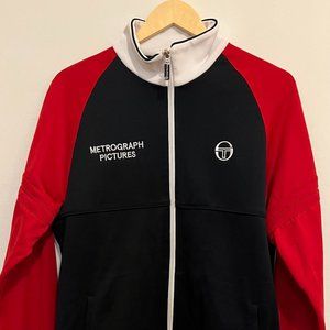 Men's Sergio Tacchini x Metrograph Pictures Medium-Size, Navy Crew Jacket!